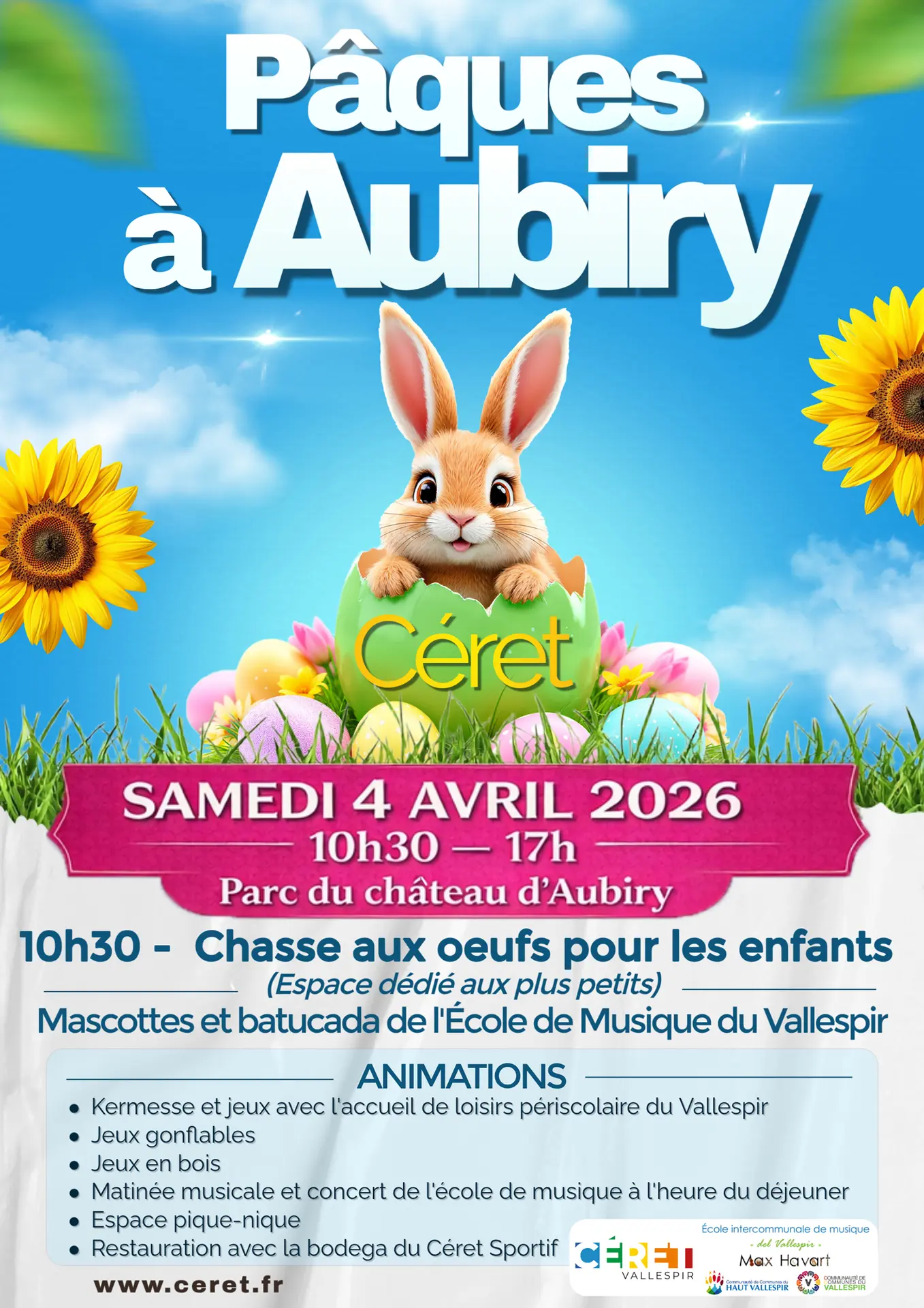 Paques à Aubiry 2026