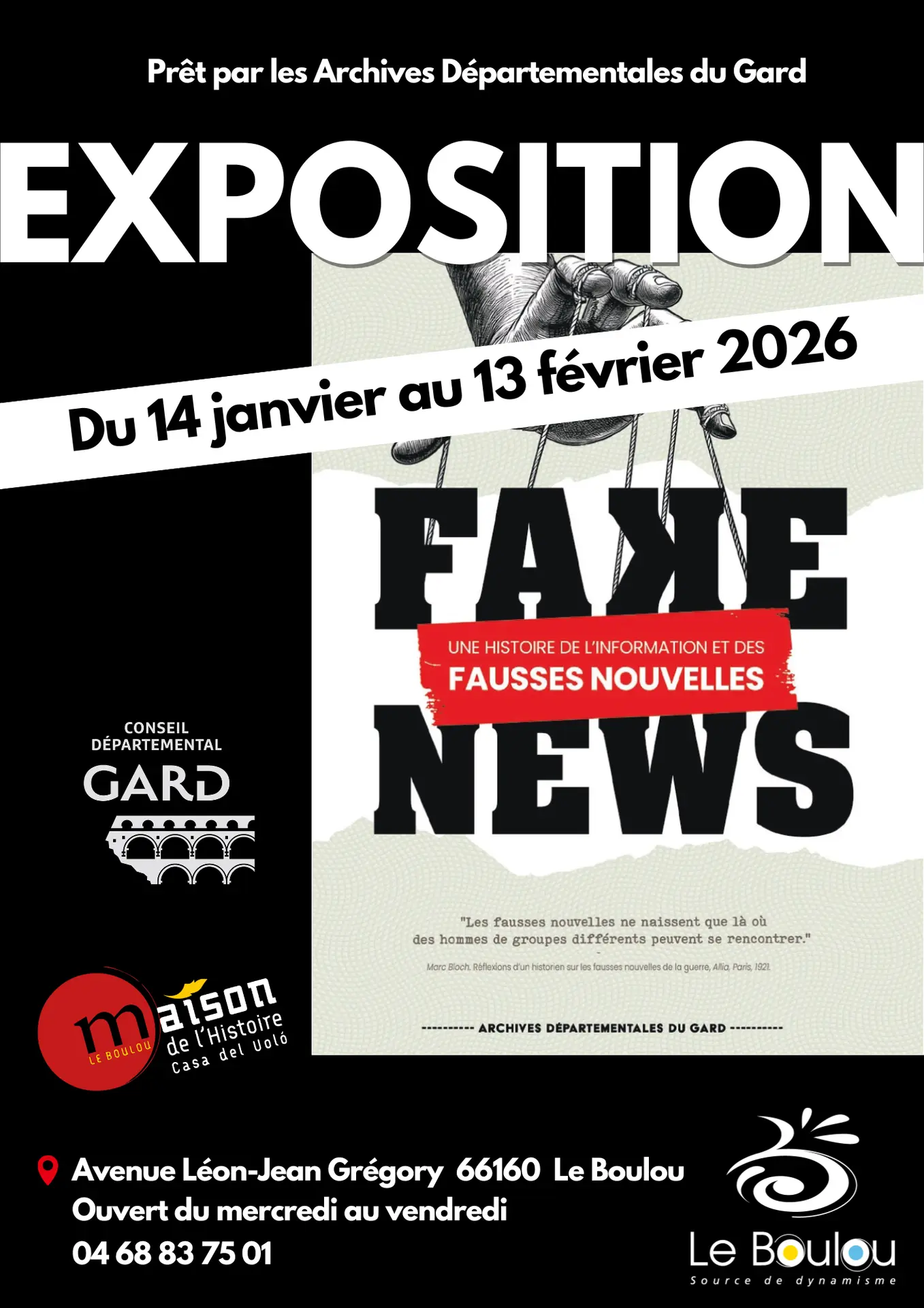 Affiche Exposition Fake News