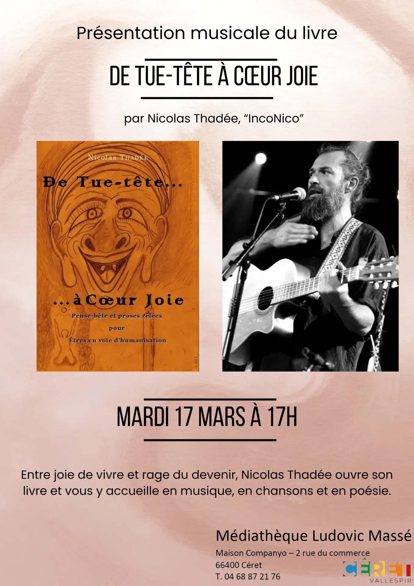 Affiche IncoNico spectacle poétique - 1