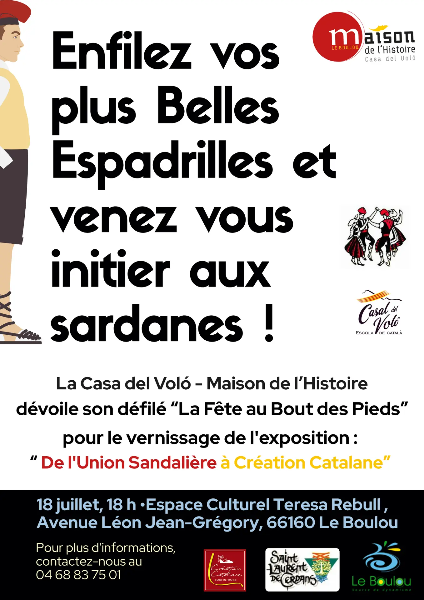 Affiche Vernissage Expo Espadrilles - 2
