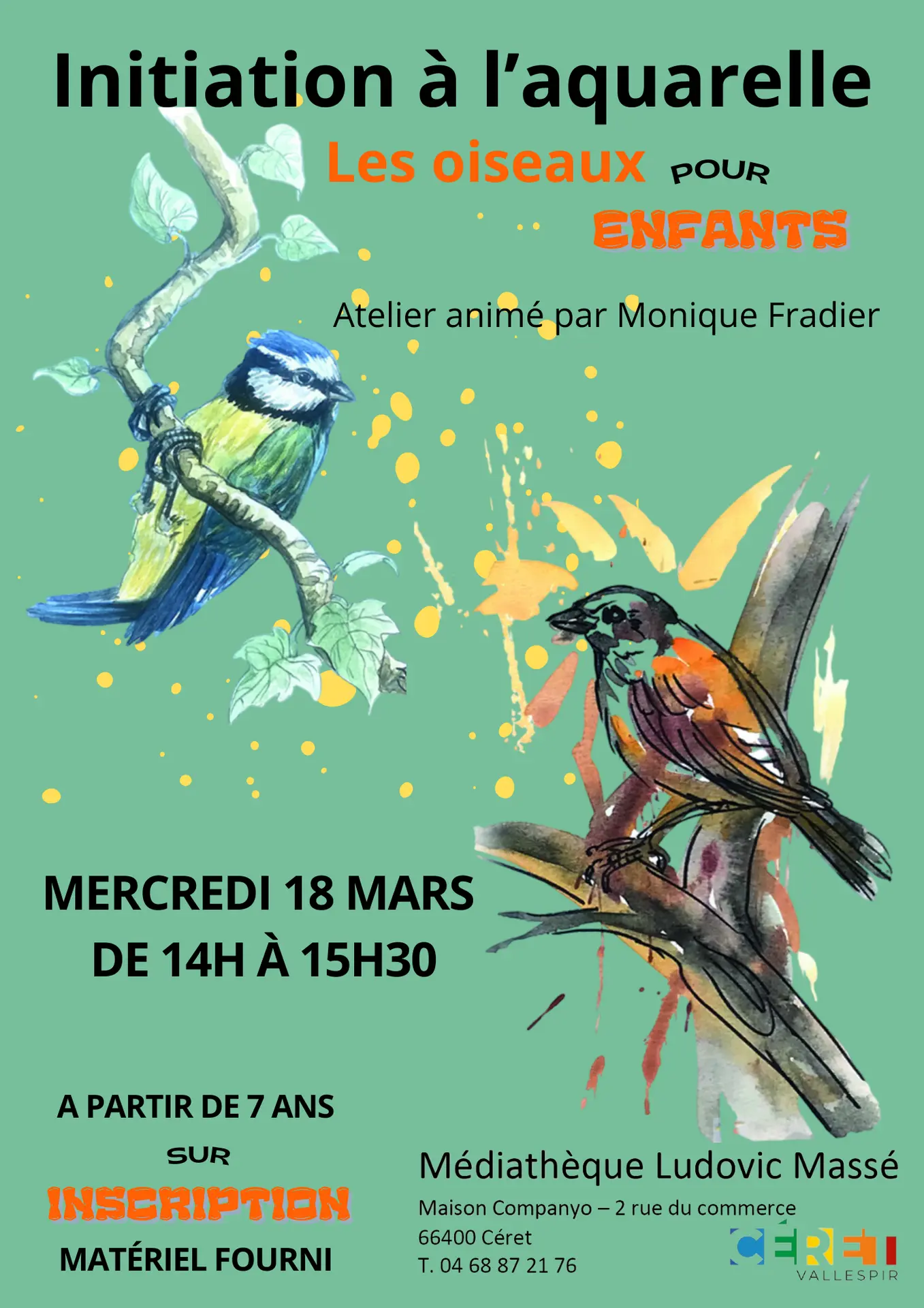Affiche atelier enfants M Fradier 18 mar 26 - 1