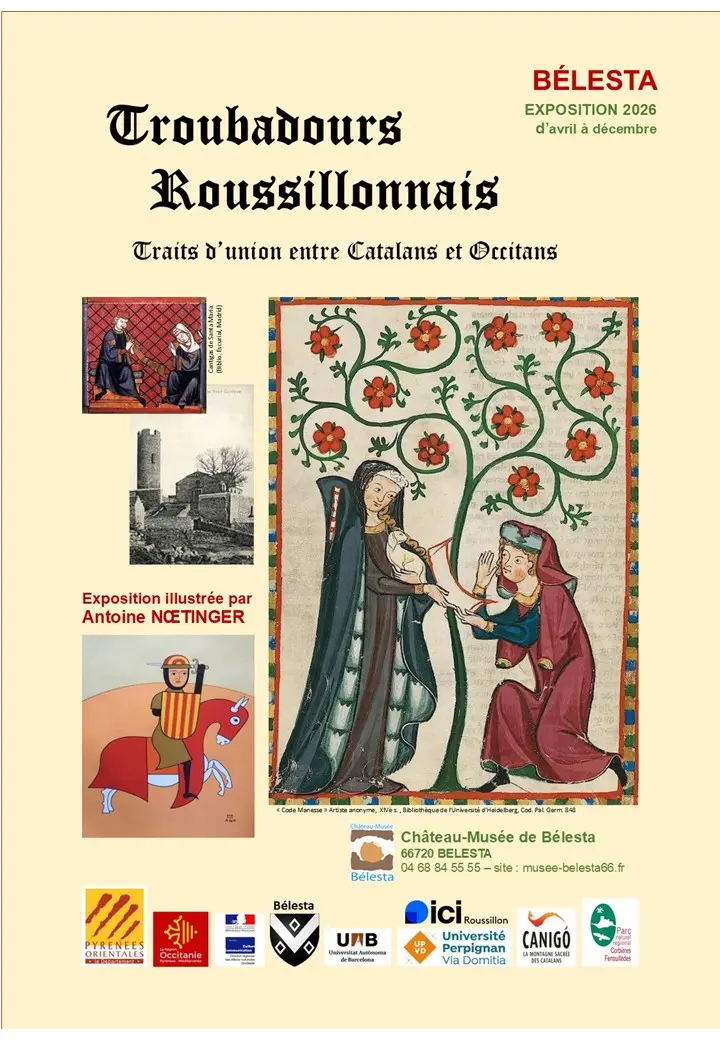 Affiche expo Troubadours 2026