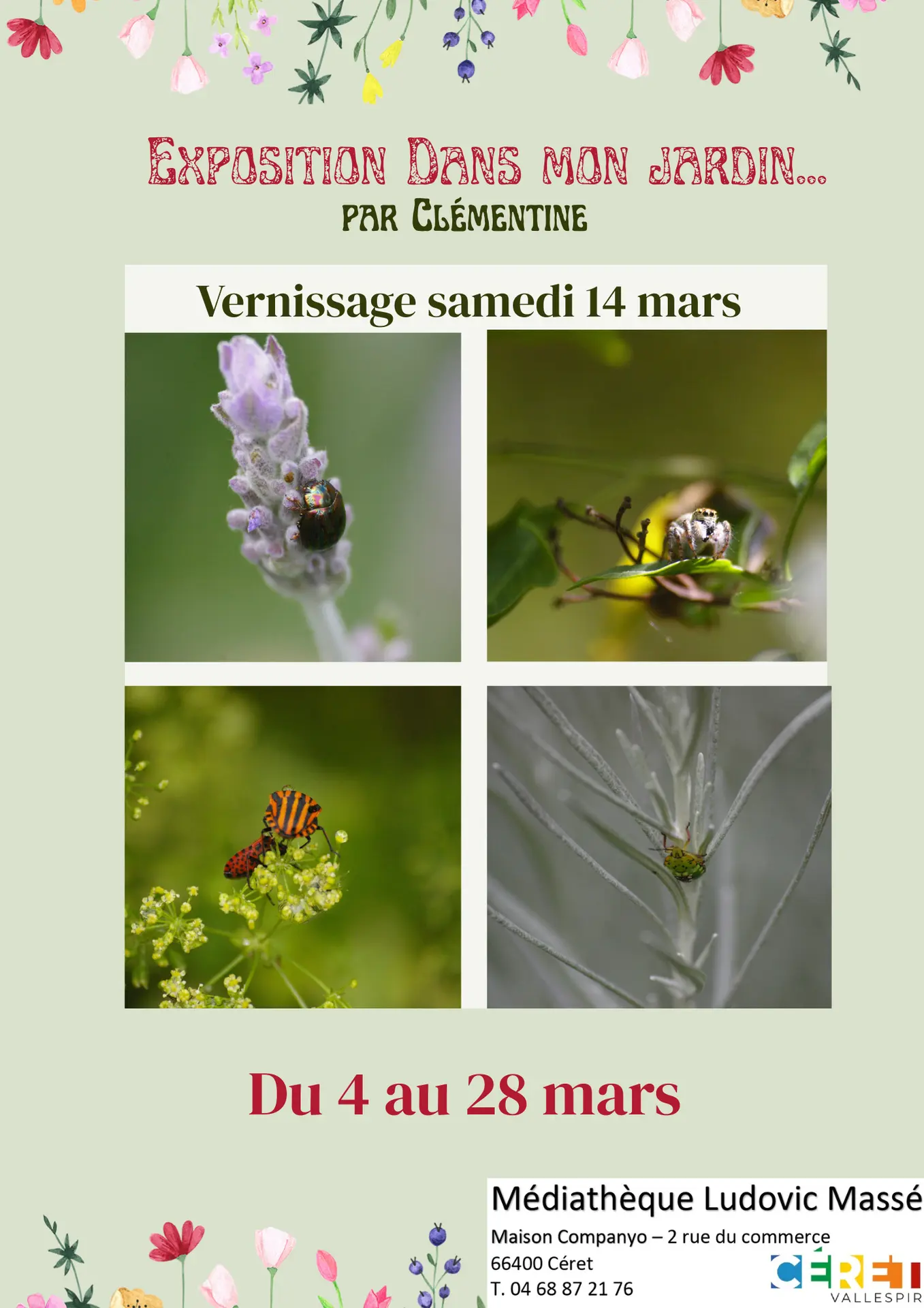 Affiche exposition Clémentine Leuthreau - 1