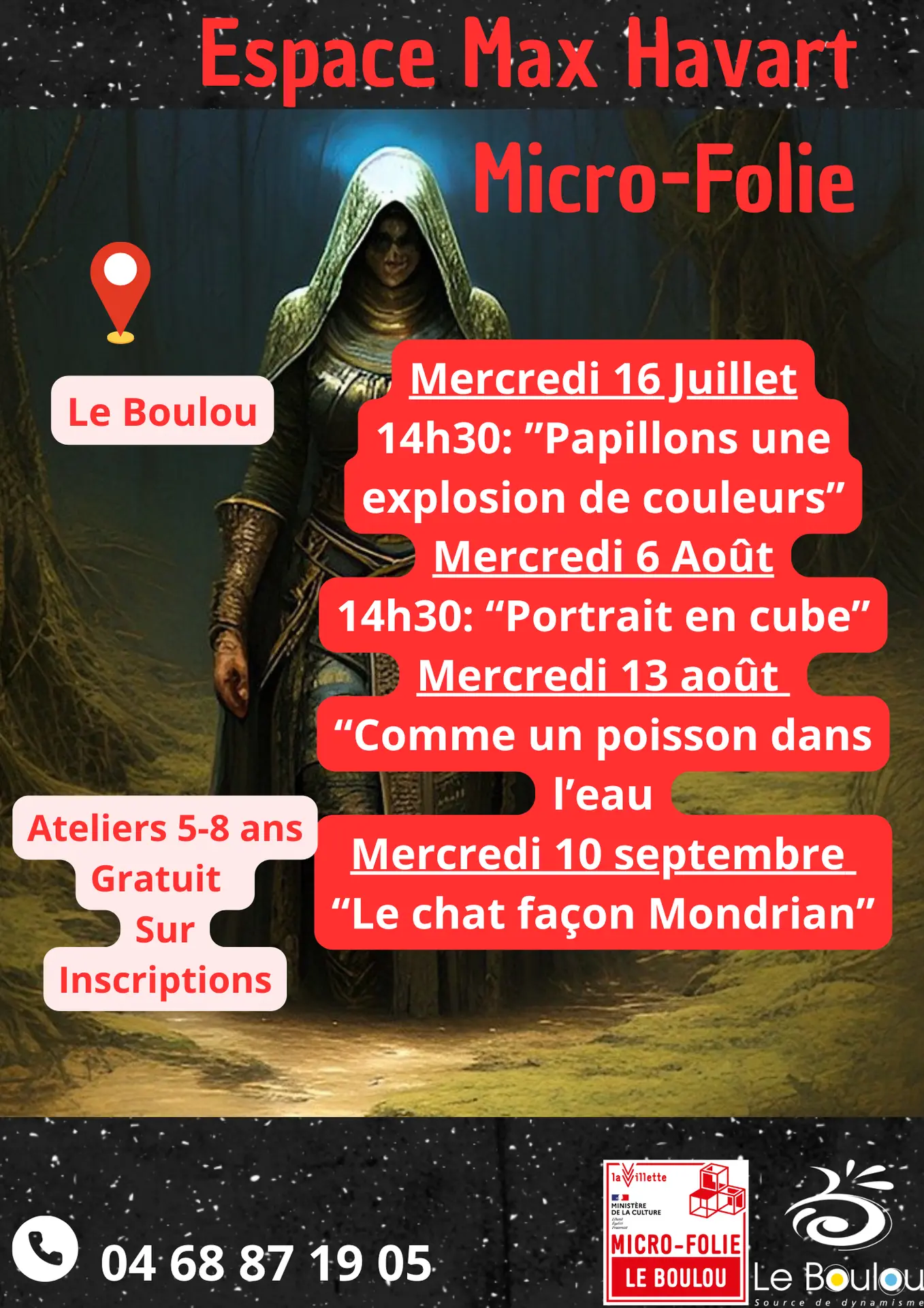 Animations Avril 2024 - Animation Juillet 2024