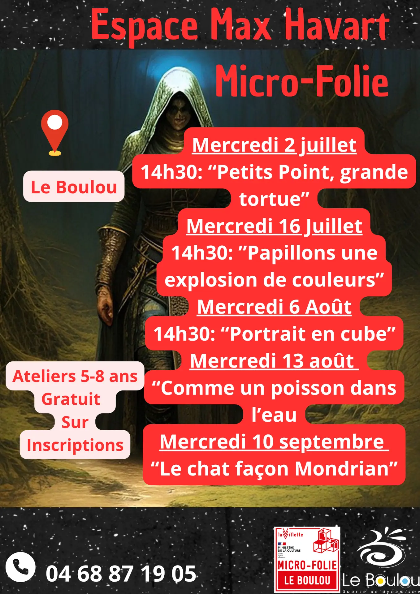 Animations Avril 2024 - Animation Juillet 2024