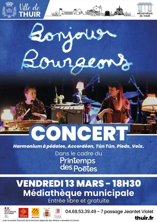 Aspres thuir concert bourgeons