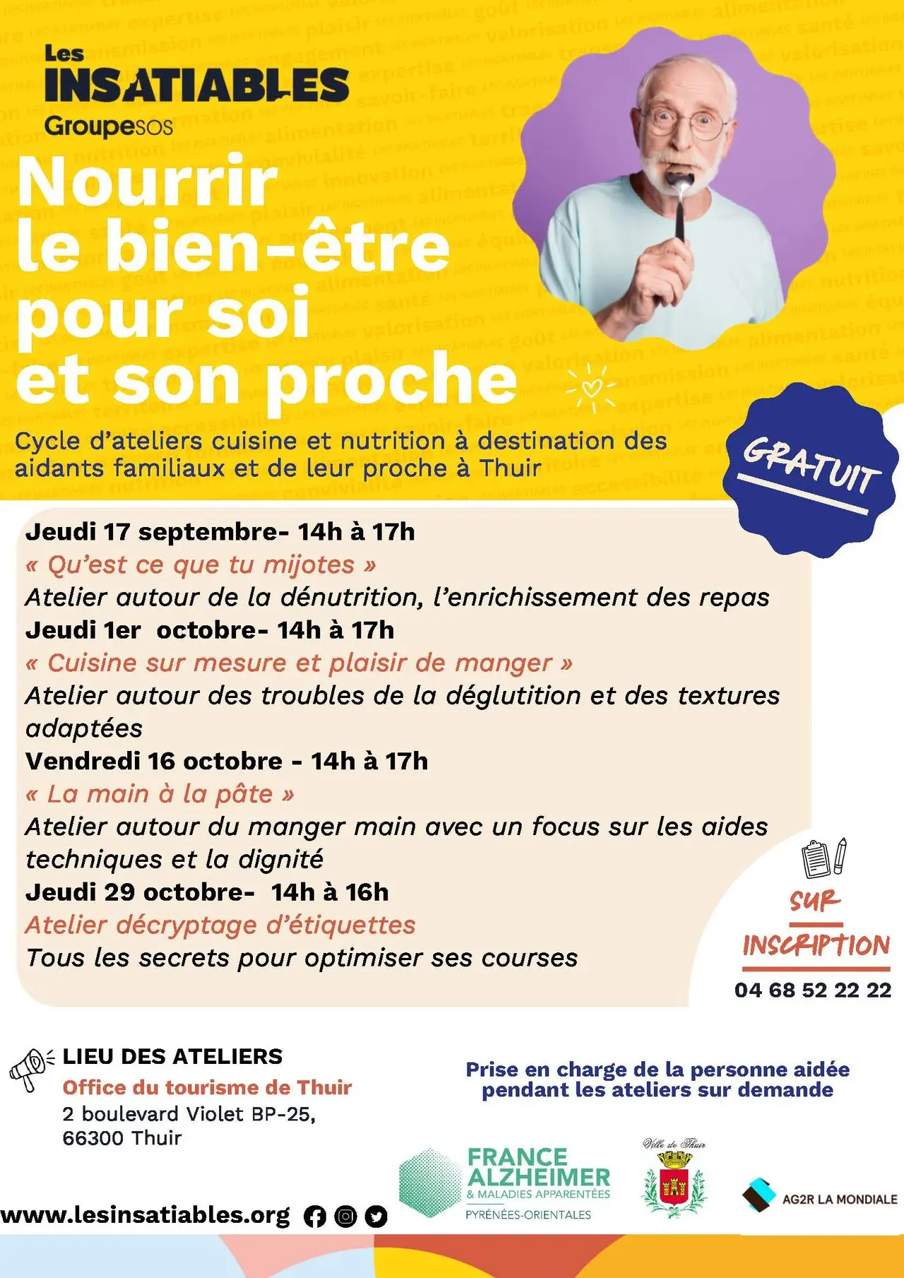 Aspres thuir atelier cuisine et nutrition