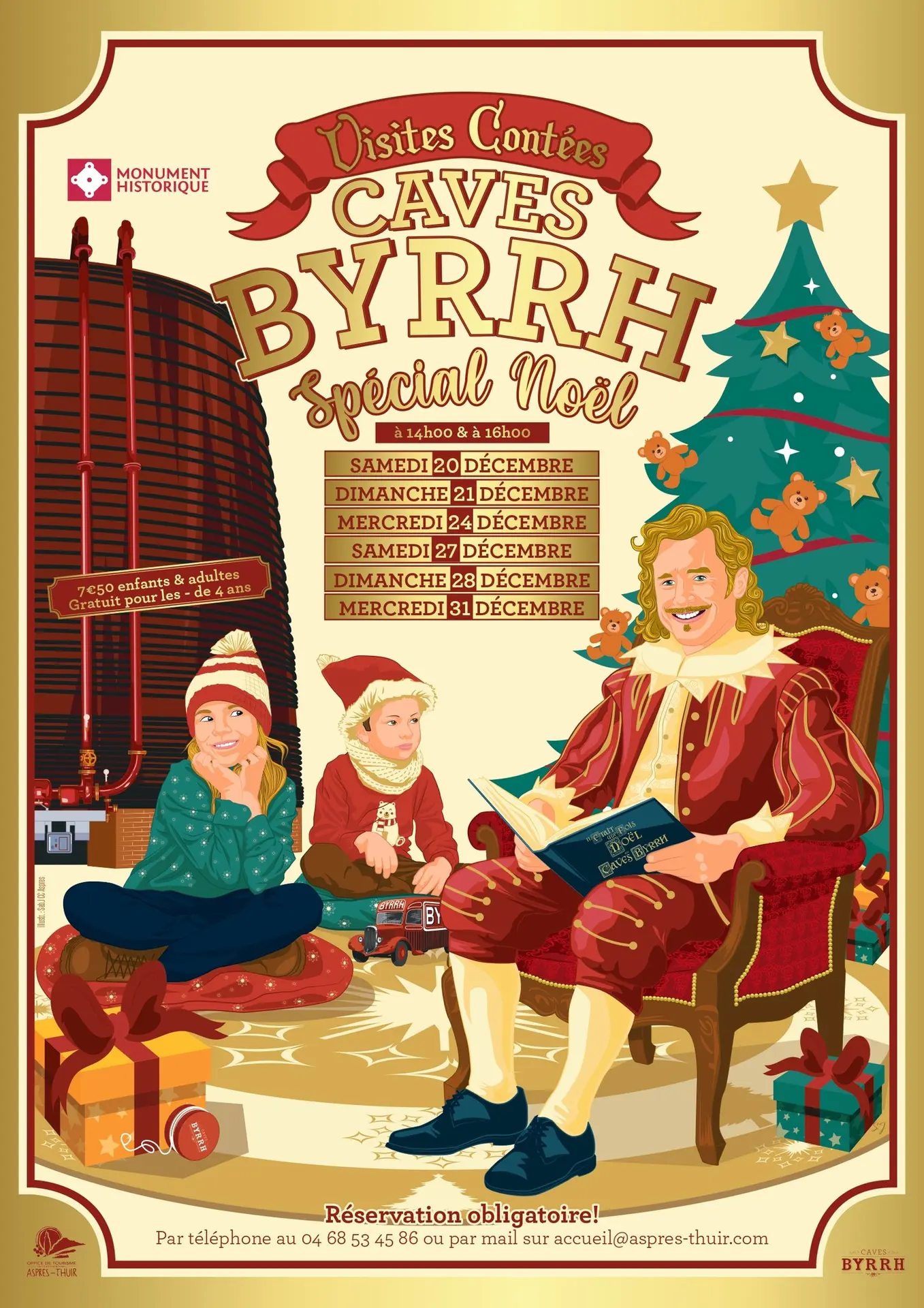 Aspres thuir visite contee