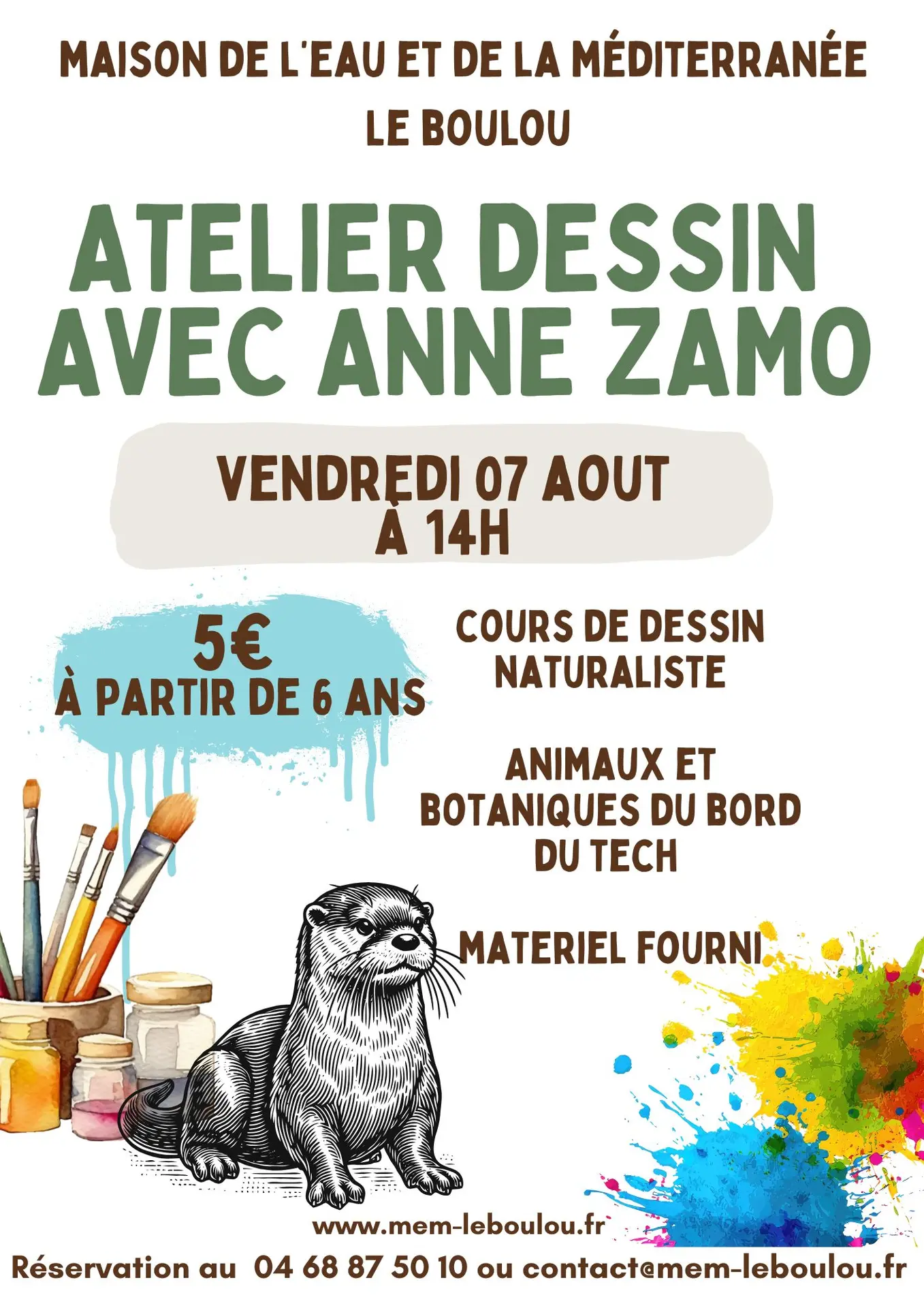 Atelier dessin 07 aout 2026 - 1