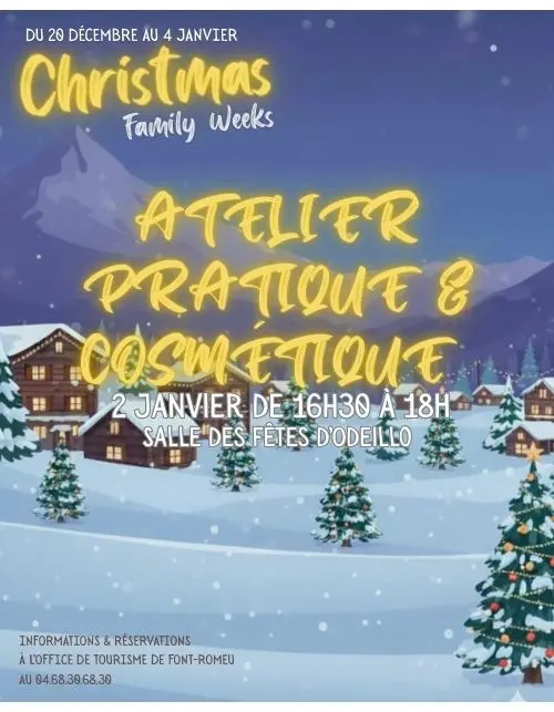 Copie de Christmas family week 2025 - Atelier pratique et cosmétique