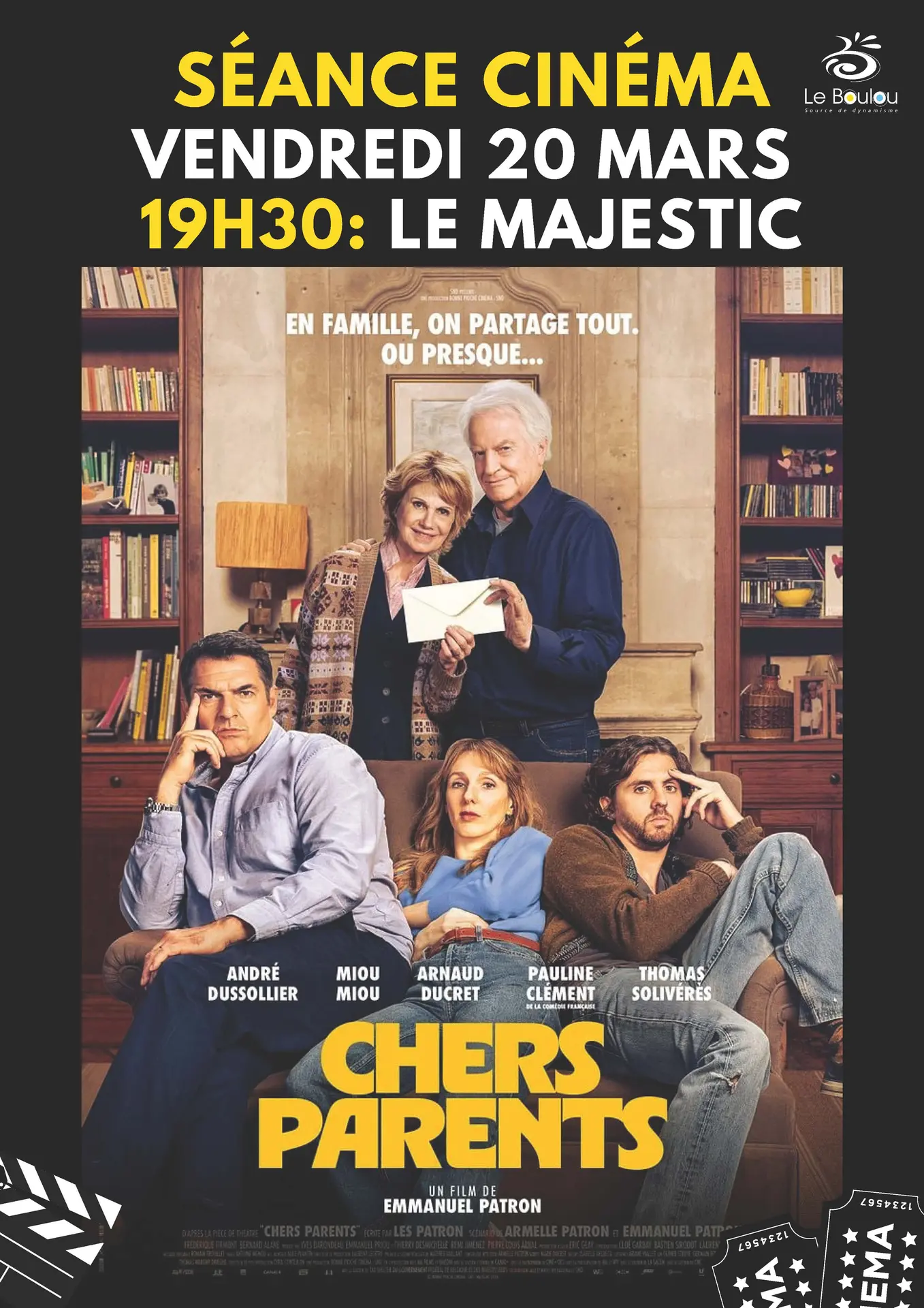 CINE CHERS PARENTS 20 MARS