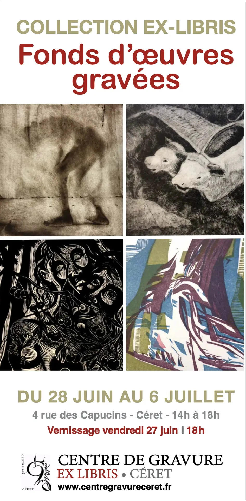 COLLECTION EX-LIBRIS - FONDS D’ŒUVRES GRAVÉES