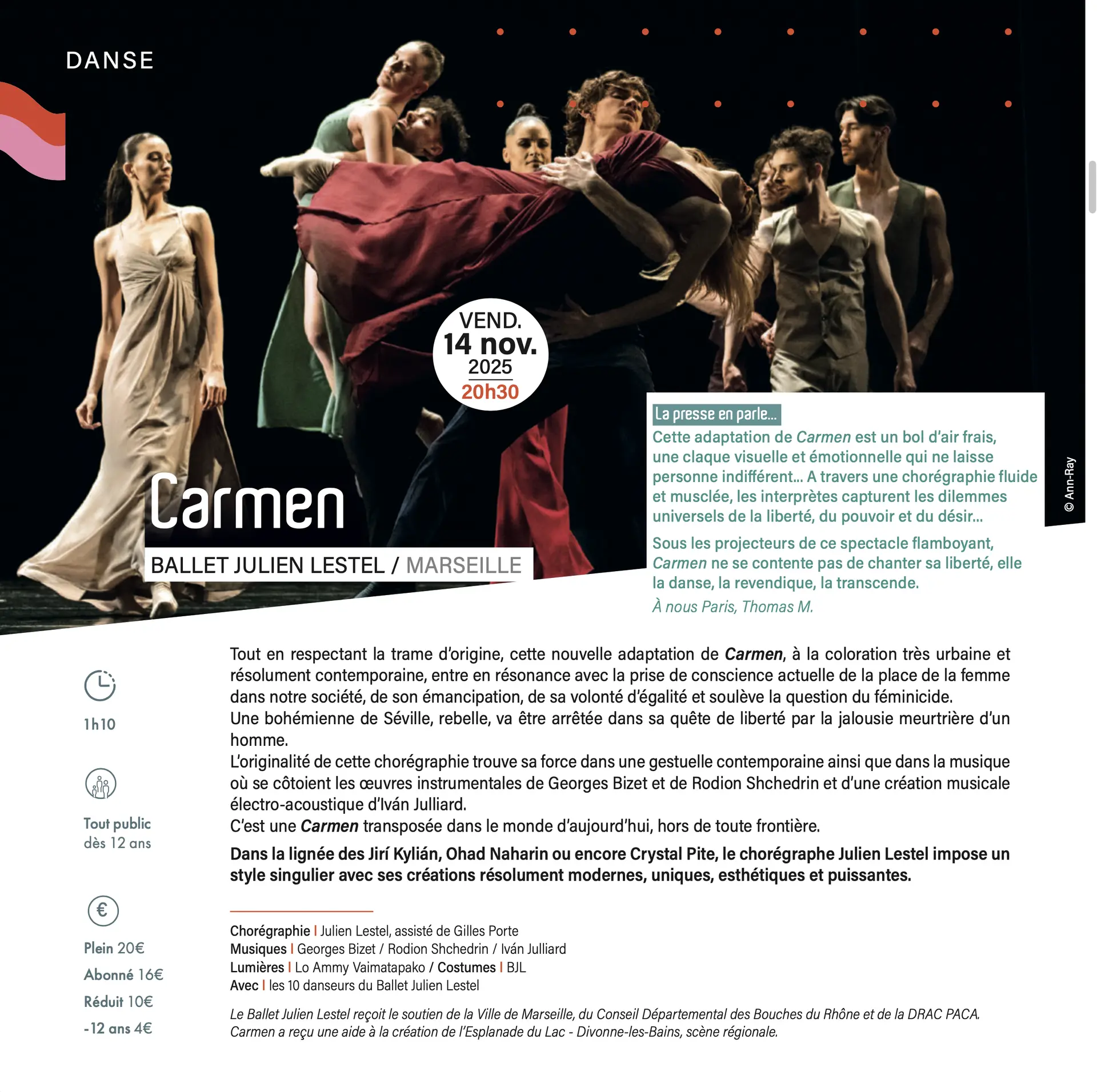 CARMEN - JULIEN LESTEL