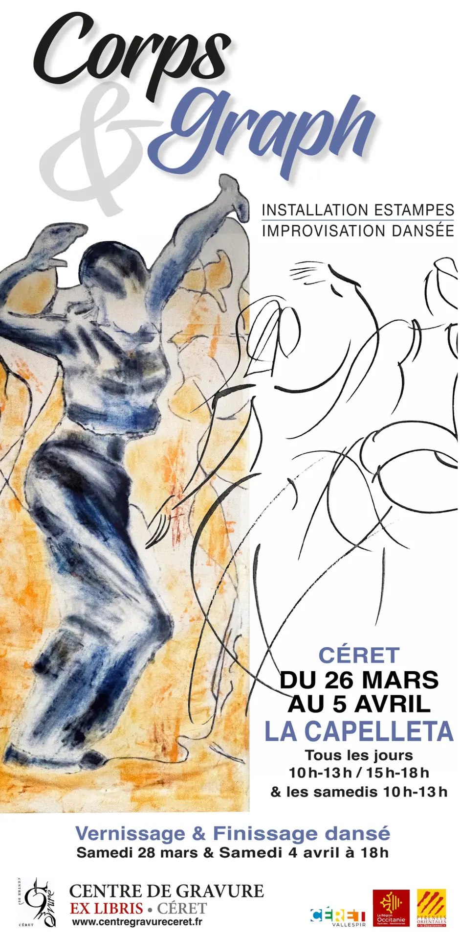 Exposition « Corps et Graph » du Centre de Gravure