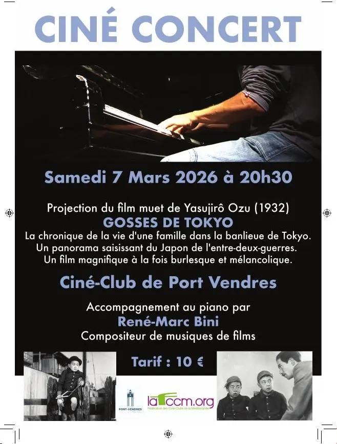 Ciné concert 7 mars 2026 Affiche