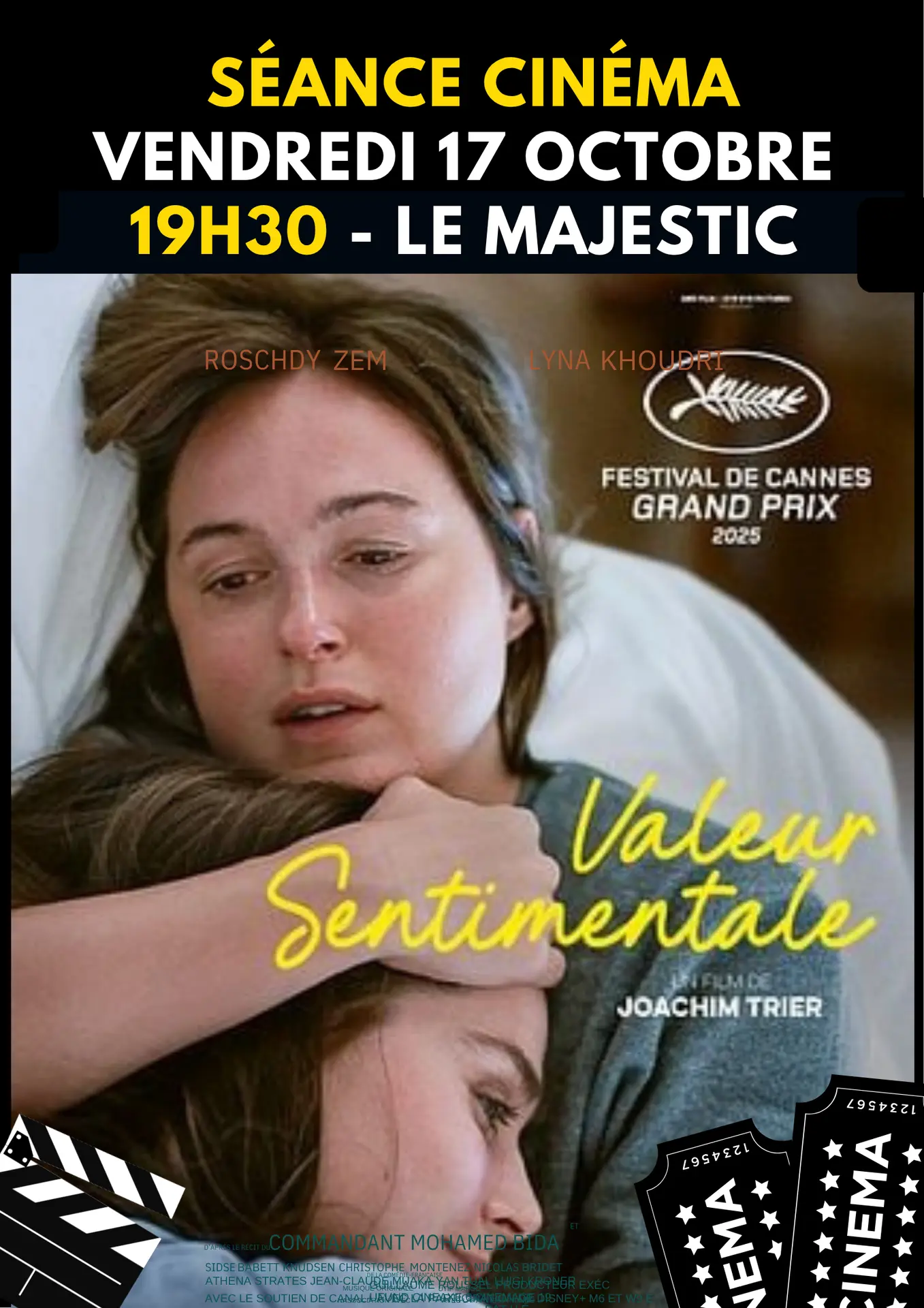 Cinéma - Vendredi 17 octobre - VALEUR SENTIMENTALE
