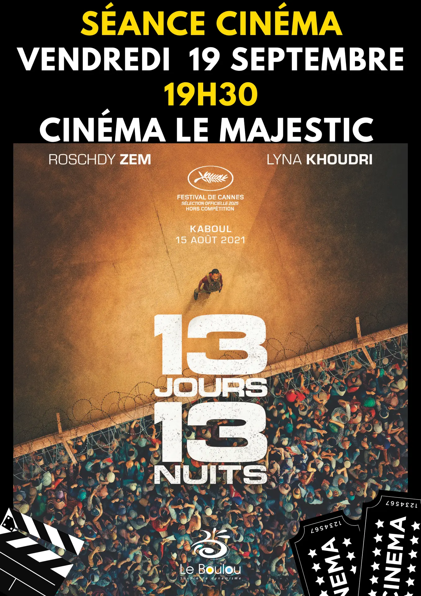 Cinéma - Vendredi 19 septembre - 13 JOURS - 13 NUITS - 1