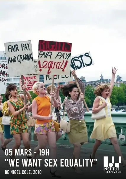 Rivesaltes - Diner cinéma Rombeau - We want sex equality