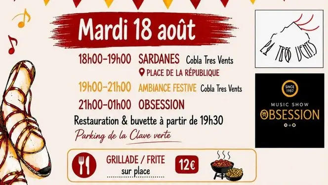 Festa Major le 18 Août