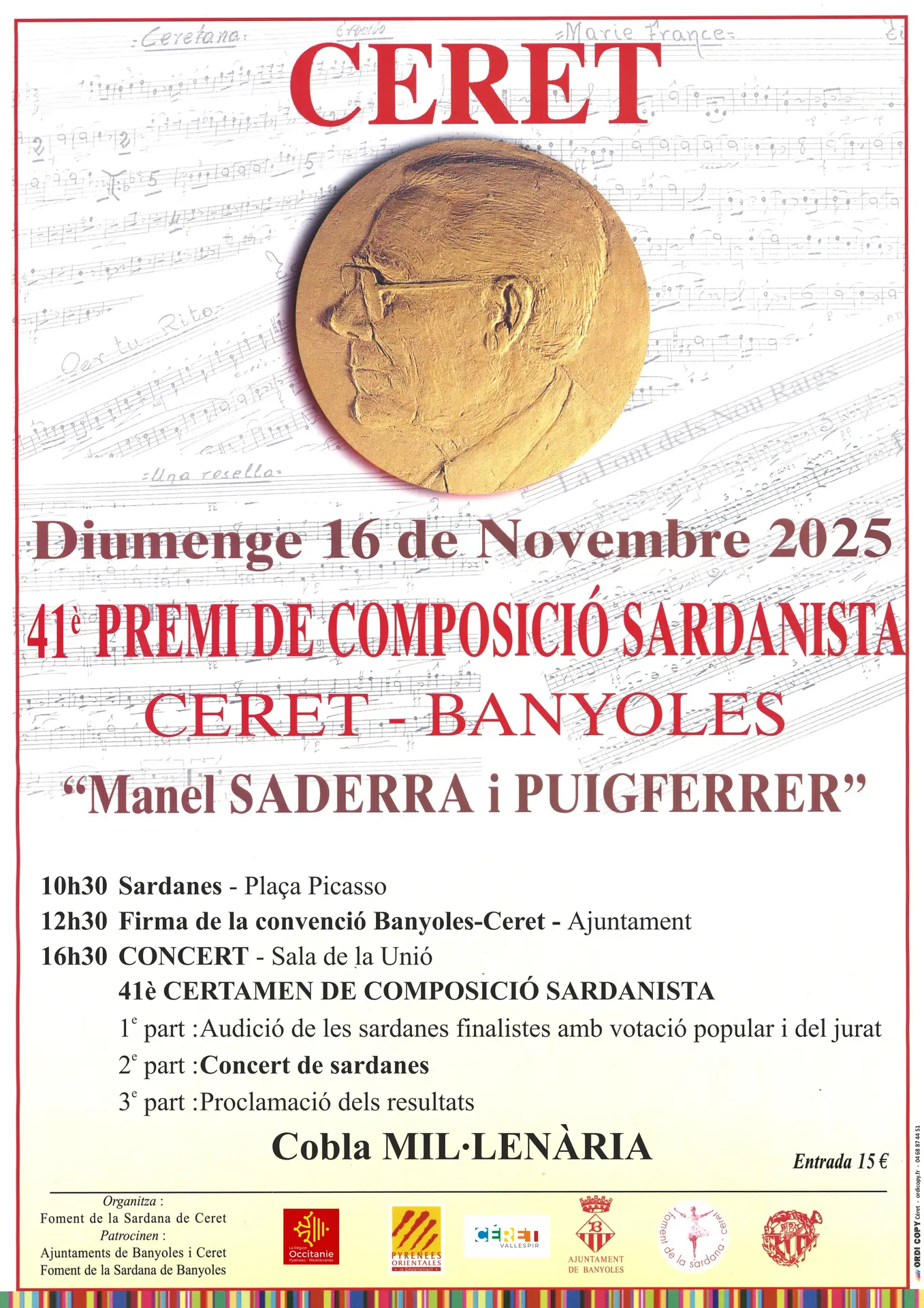 Foment Sardane - 41°premi composicio sardanista 2025