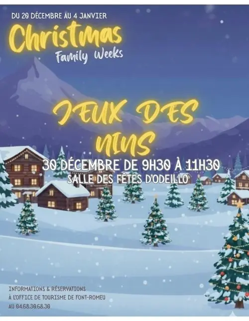 Copie de Christmas family week 2025 - Jeux des nins