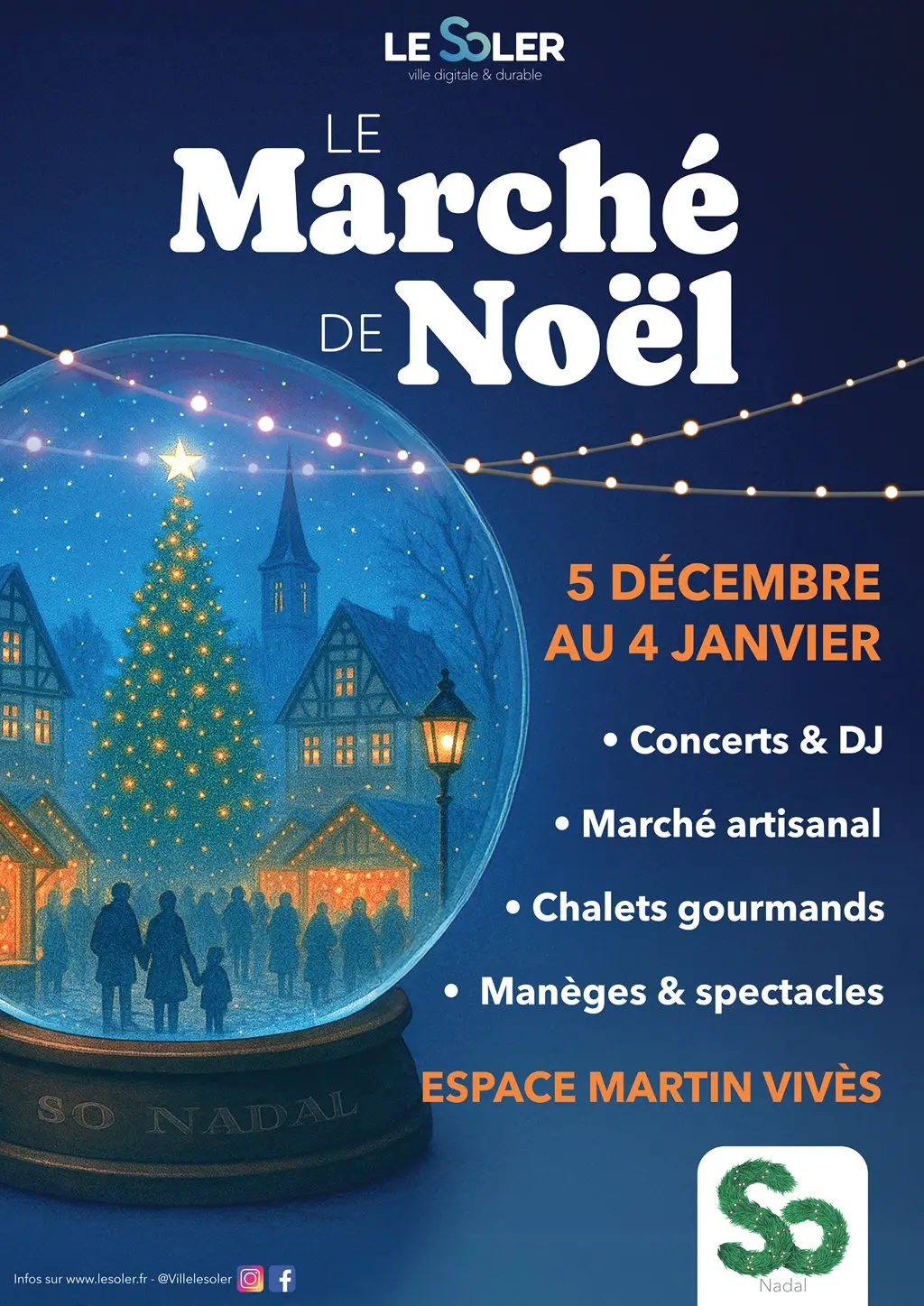 LE SOLER Affiche noel
