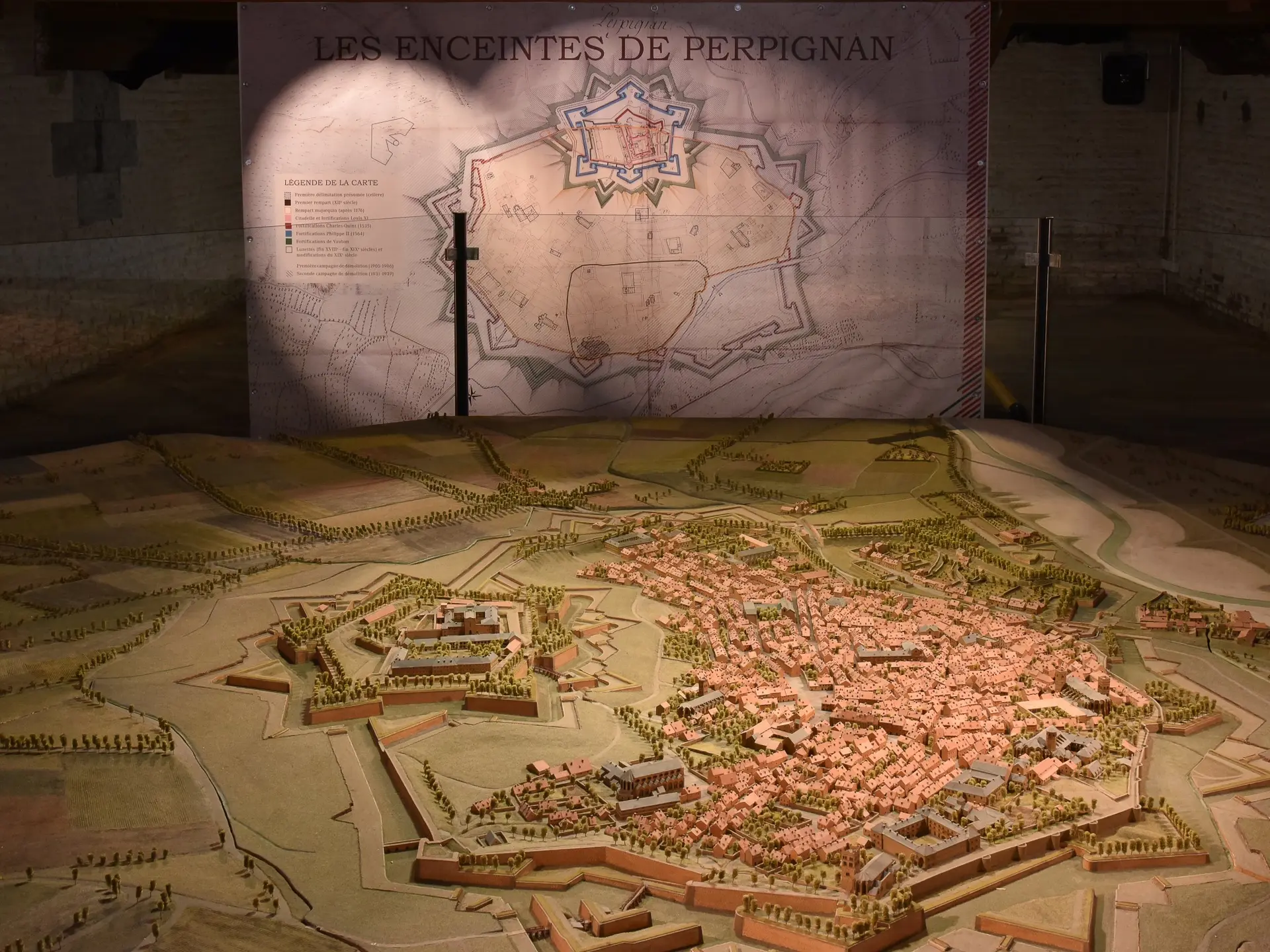 La Poudrière - Le plan-relief de Perpignan
