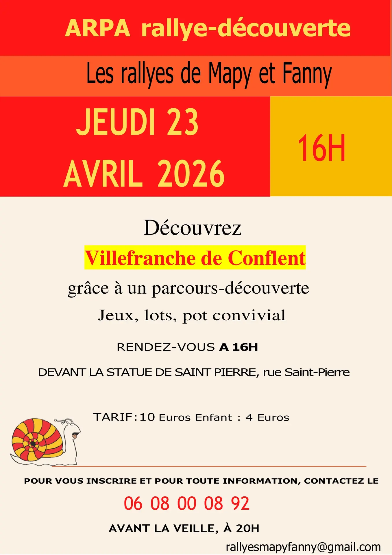 Les rallyes de Mapy et Fanny