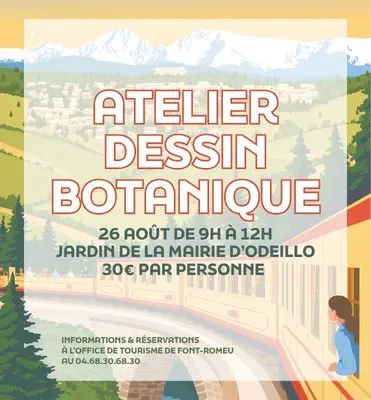 ATELIER DESSIN BOTANIQUE