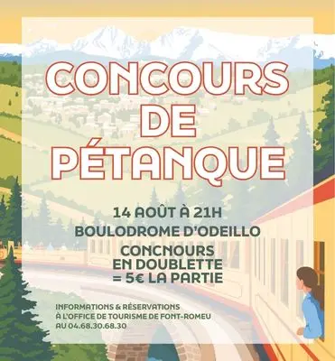 Concours de pétanque