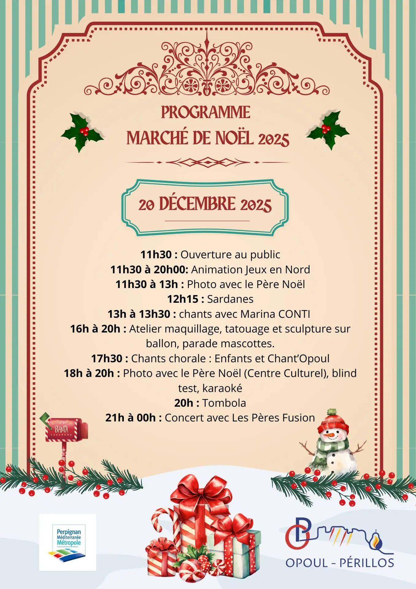 PROGRAMME MARCHE DE NOEL 2025 - 1