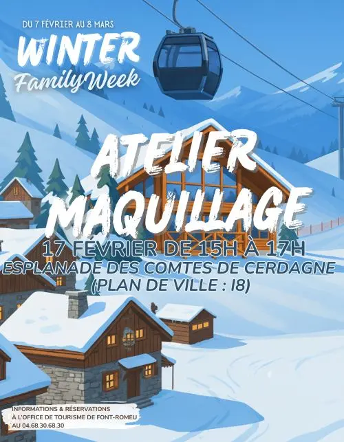 WINTER FAMILY WEEK - ATELIER MAQUILLAGE
