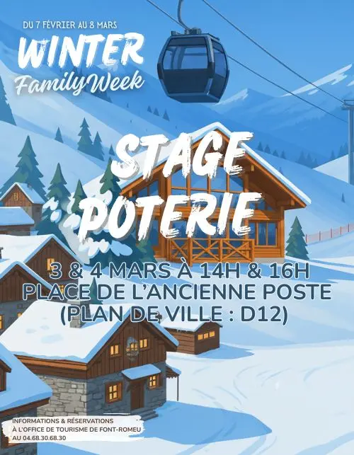 WINTER FAMILY WEEK - STAGE POTERIE