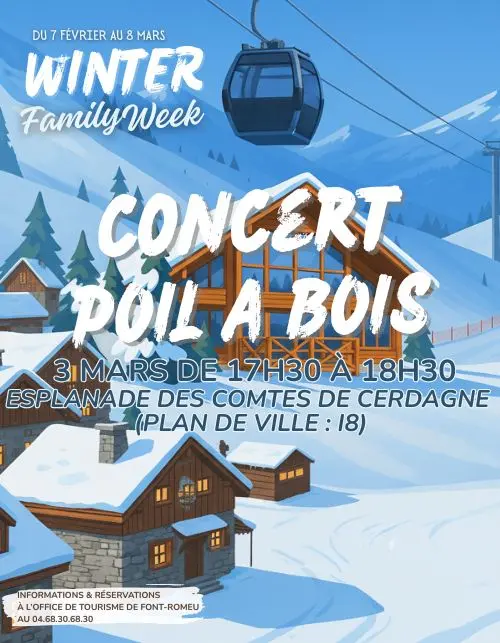 WINTER FAMILY WEEK - CONCERT POIL A BOIS