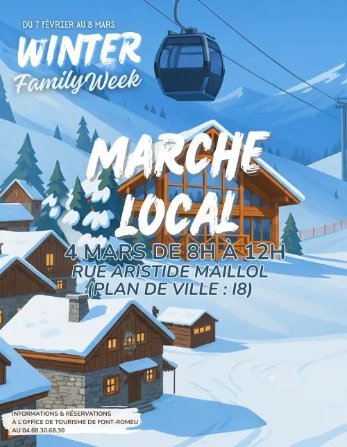 WINTER FAMILY WEEK - MARCHE LOCAL - 4 Mars