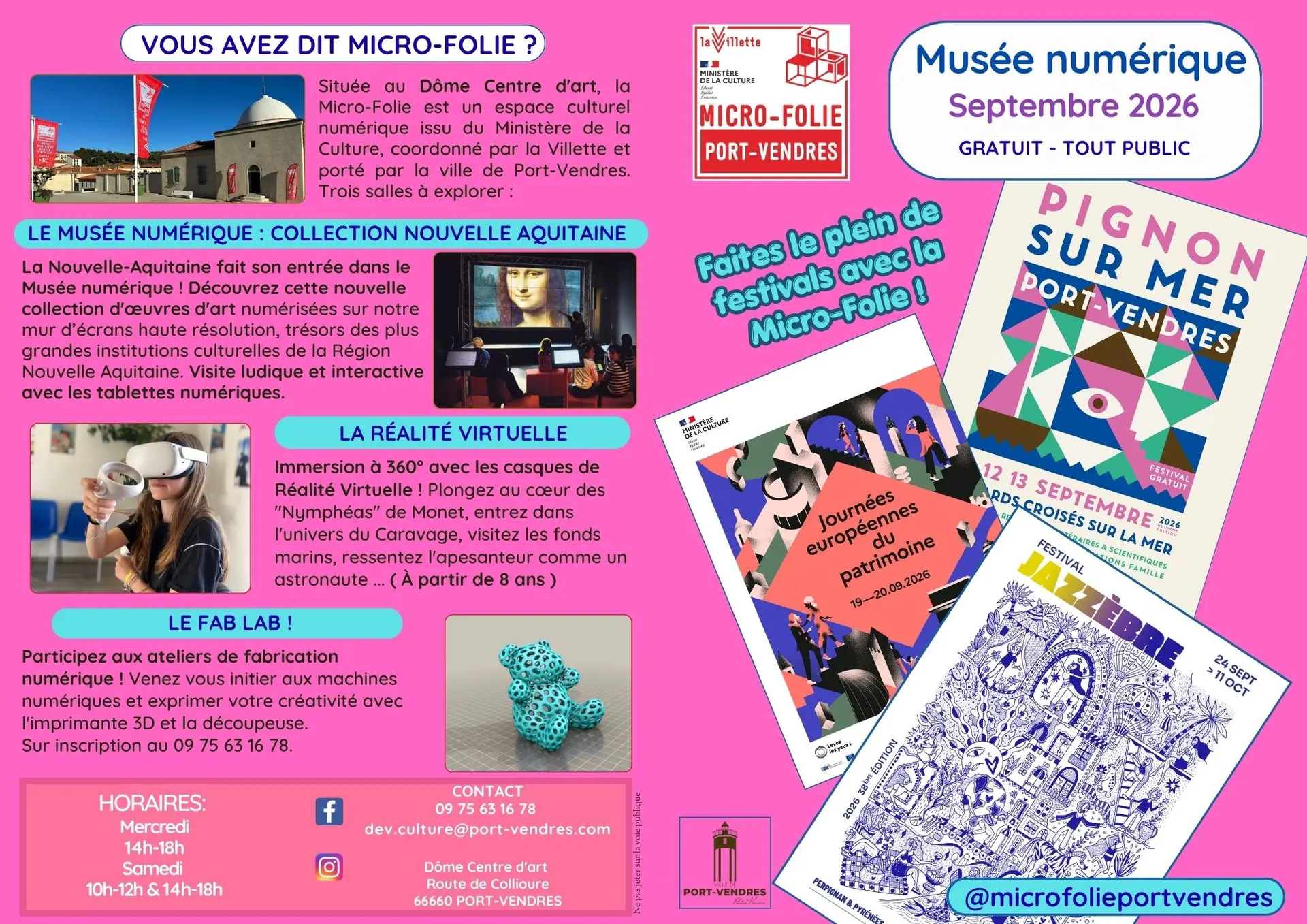 Programme Micro-Folie Port-Vendres septembre 2026 - 1
