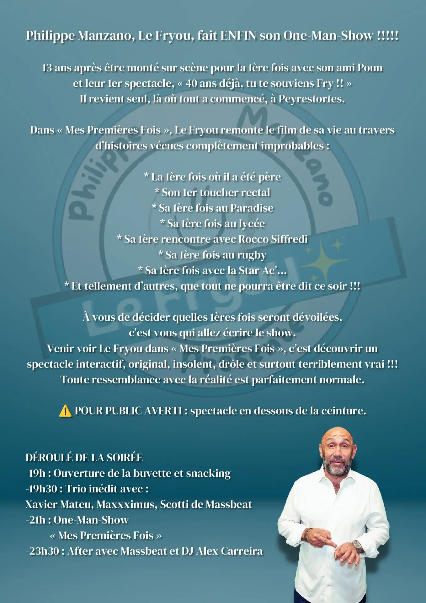 Programme one man show
