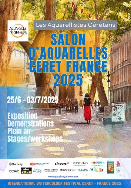 Visuel salon Aquarellistes