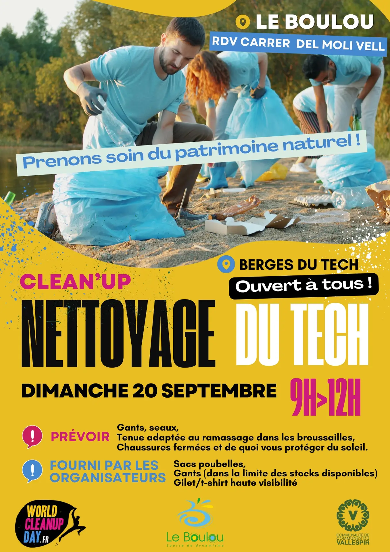 WORLD CLEANUP DAY LE BOULOU 20 SEPT 2026 AFF