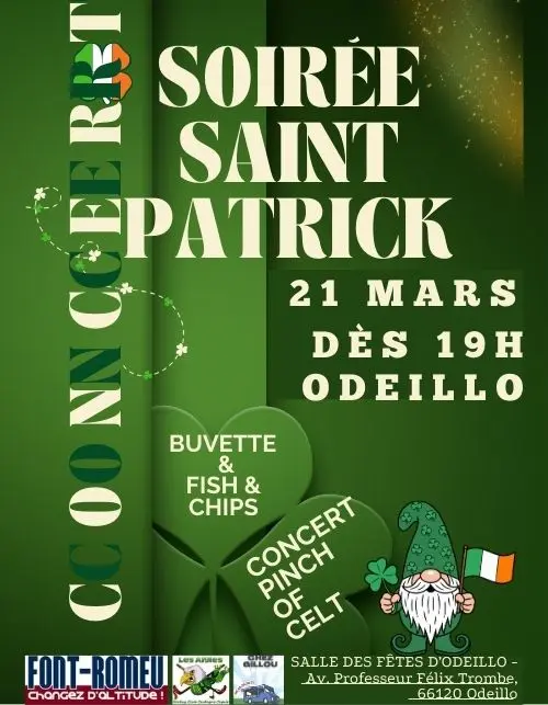 Soirée Saint Patrick