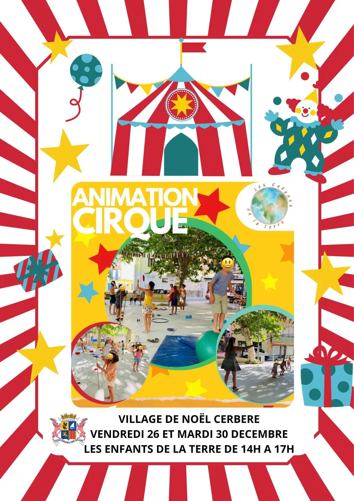 animation cirque cerbere