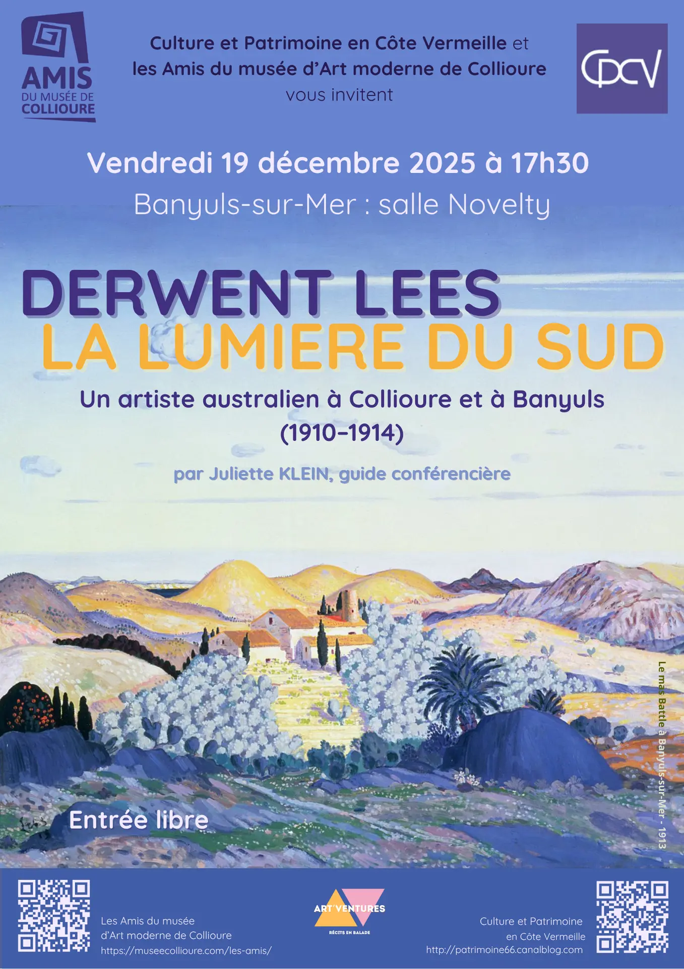 AFFICHE CONF DERWENT LEES - 2