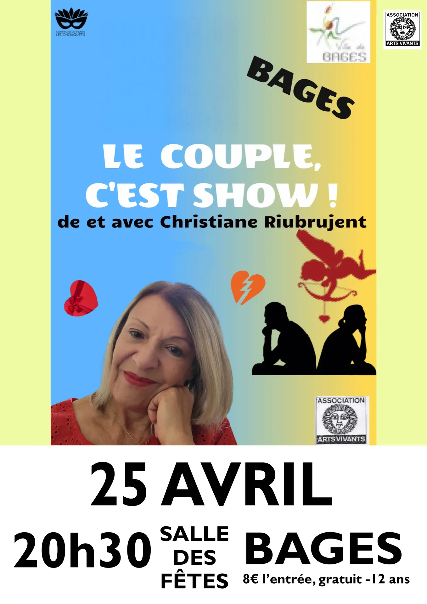 le couple c'est show de et avec christiane riubrujent 25 avril