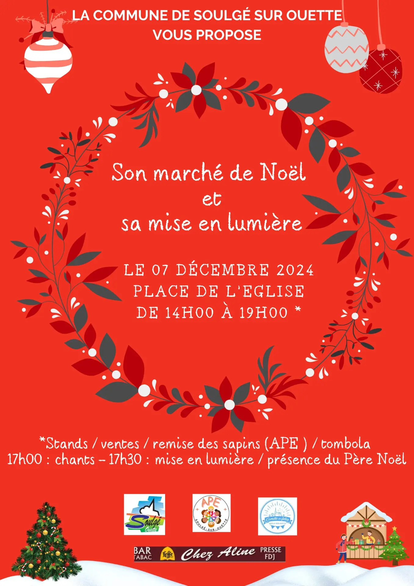 Marché de Noël Soulgé sur Ouette