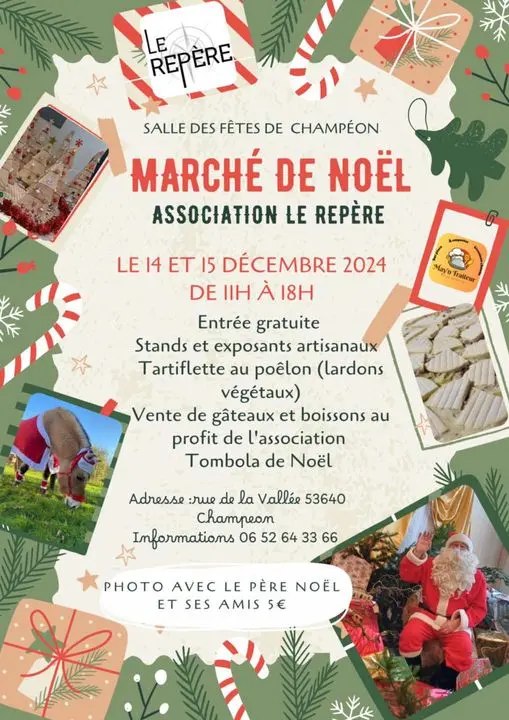 marché de Noël de l'Association le Repère