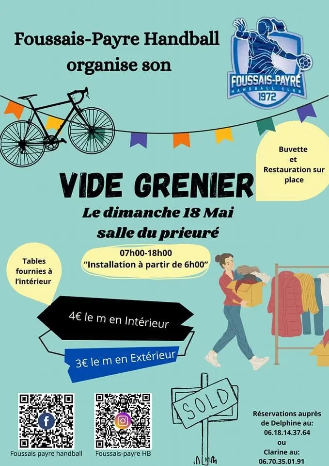 Vide grenier - Foussais Payré - 85