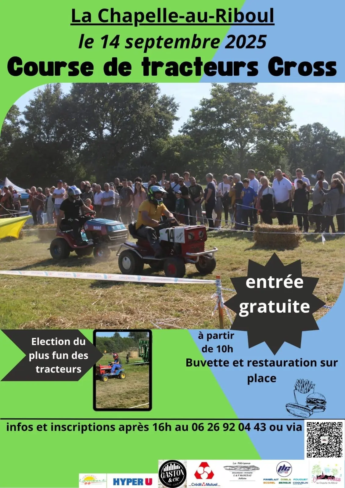 course tracteurs tondeuses