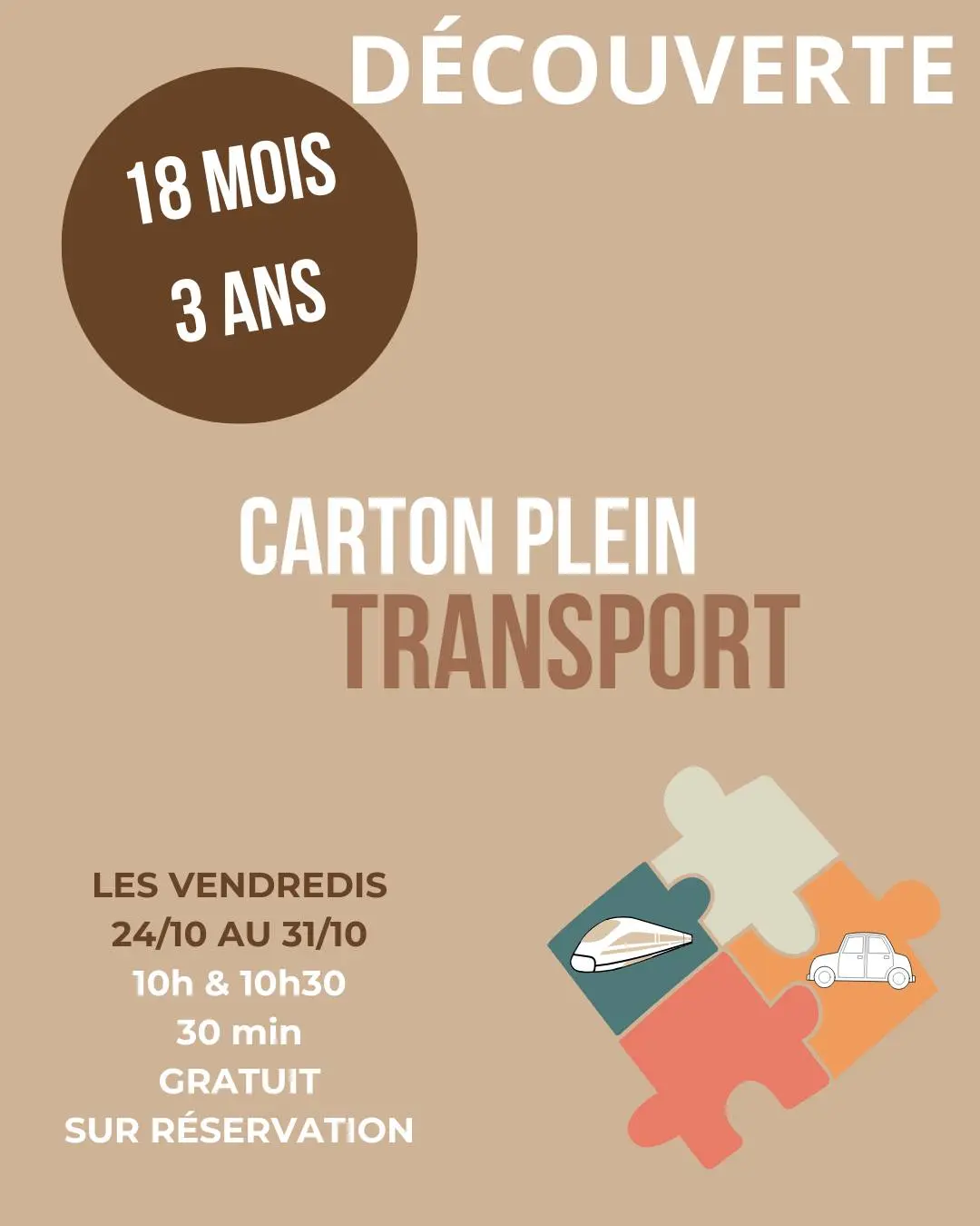 Carton plein transport