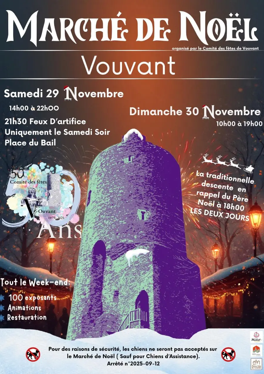 marché de Noël Vouvant