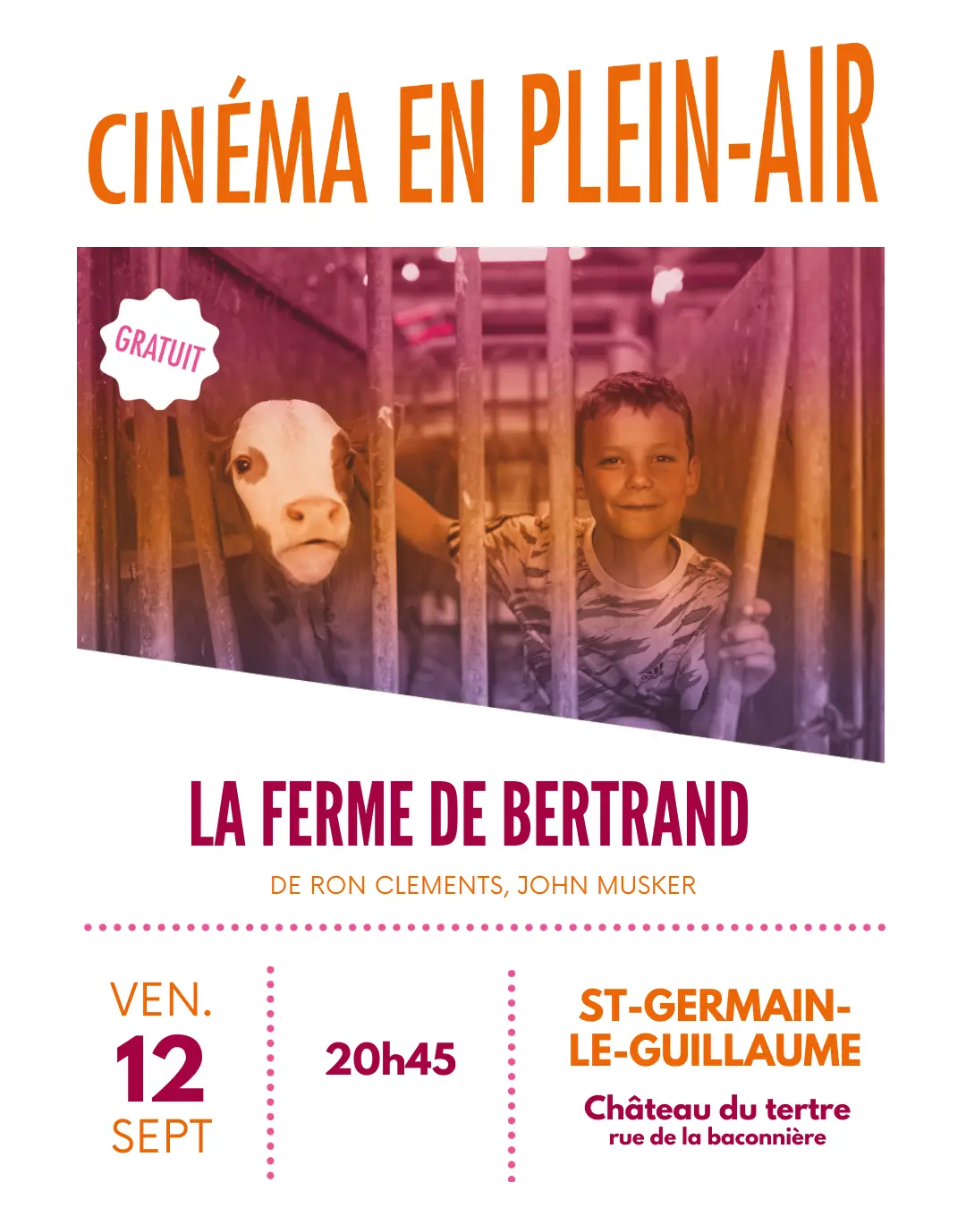 POST + STORY - 12/09 La ferme de Bertrand